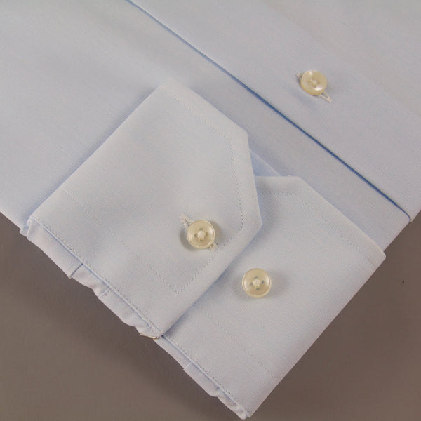 Celeste Fil-a-Fil 100% Cotone