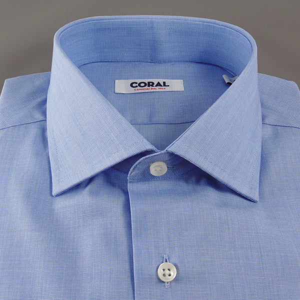 Azzurro Fil-a-Fil 100% Cotone